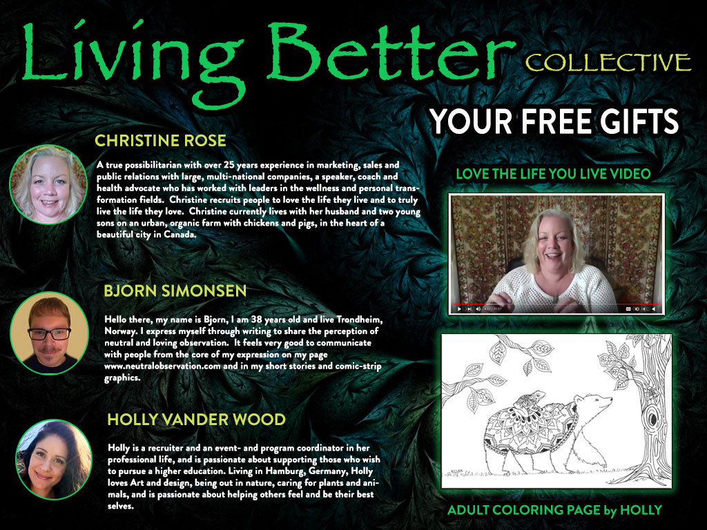 LIVING BETTER COLLECTIVE FREE GIFT